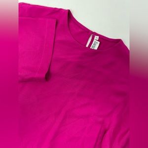 Used JH collectibles 100% Rayon Light Weight pink Blouse Size 10 Vintage GHP6.